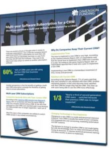 Multi-Year CRM Subscriptions White Paper