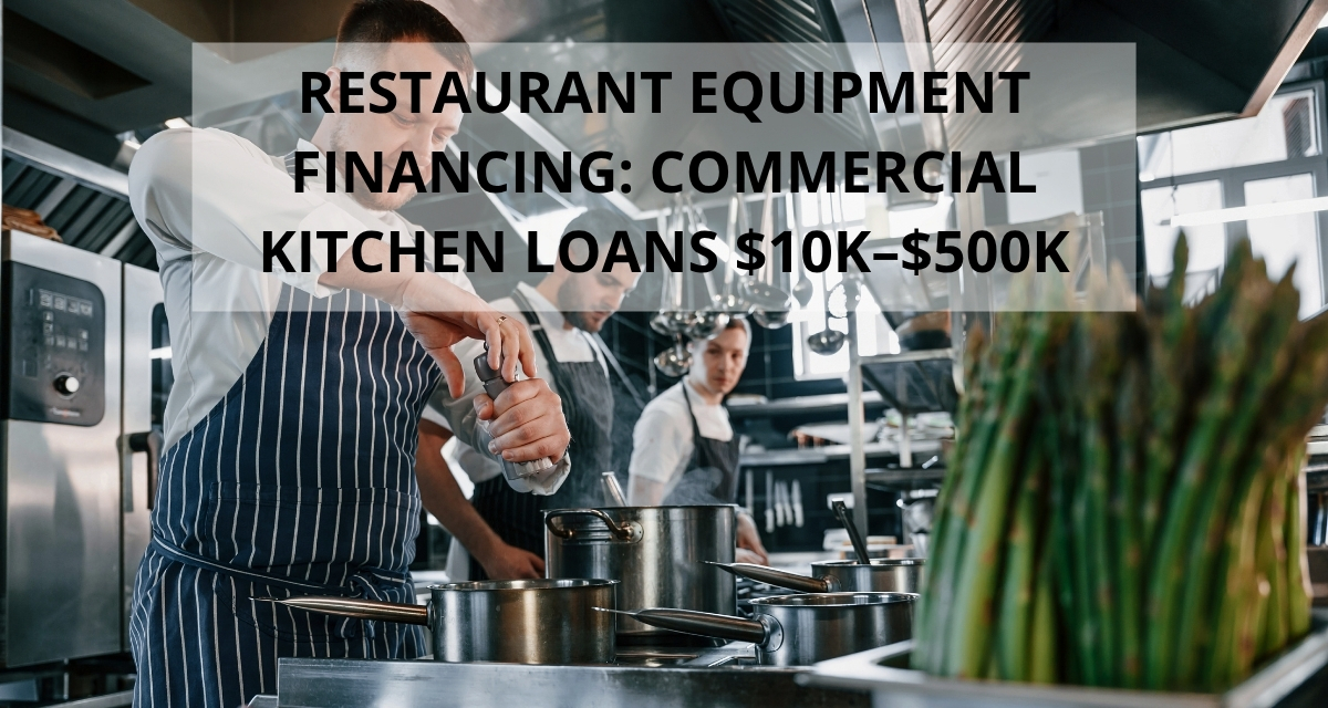 restaurant equipment financing