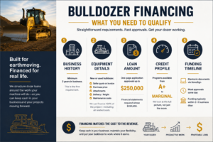 Bulldozer financing - what you need to qualify