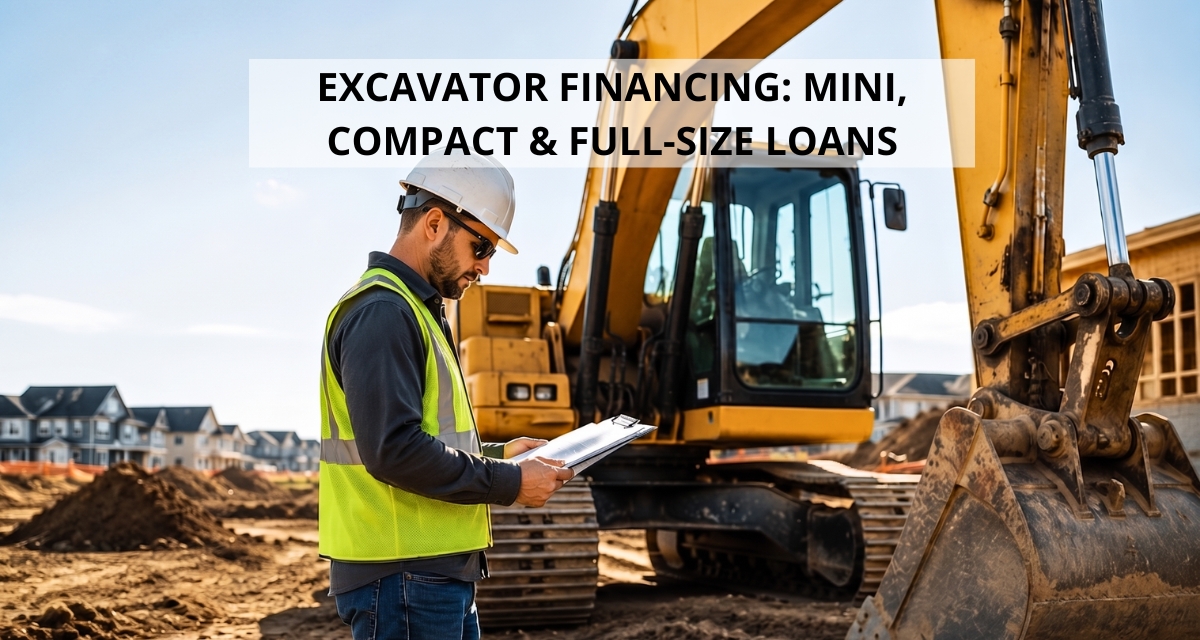 excavator financing