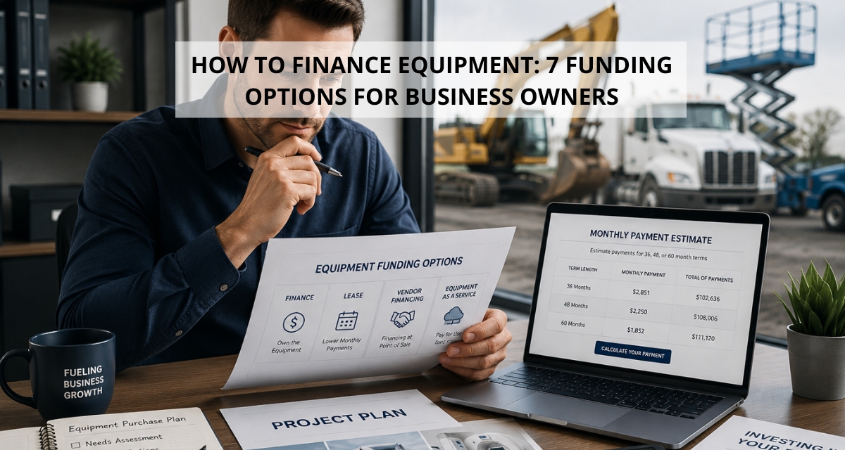 how to finance equipment