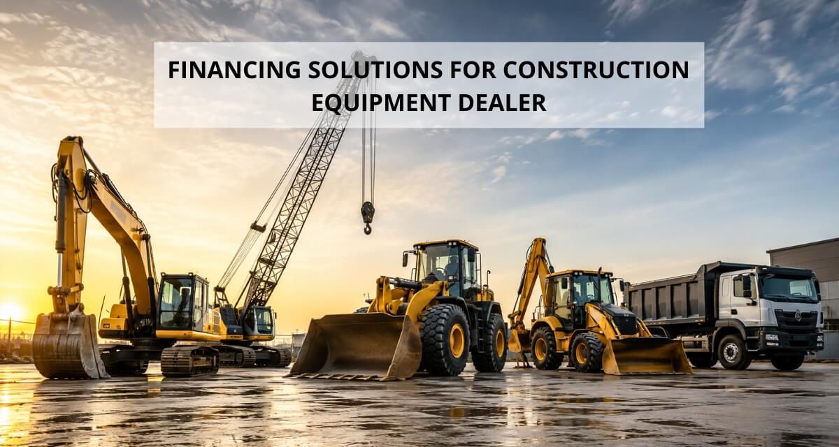 Construction Equipment Financing for Dealers