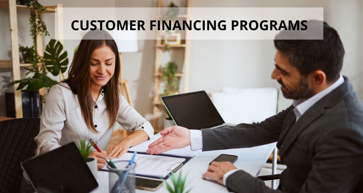 customer financing programs