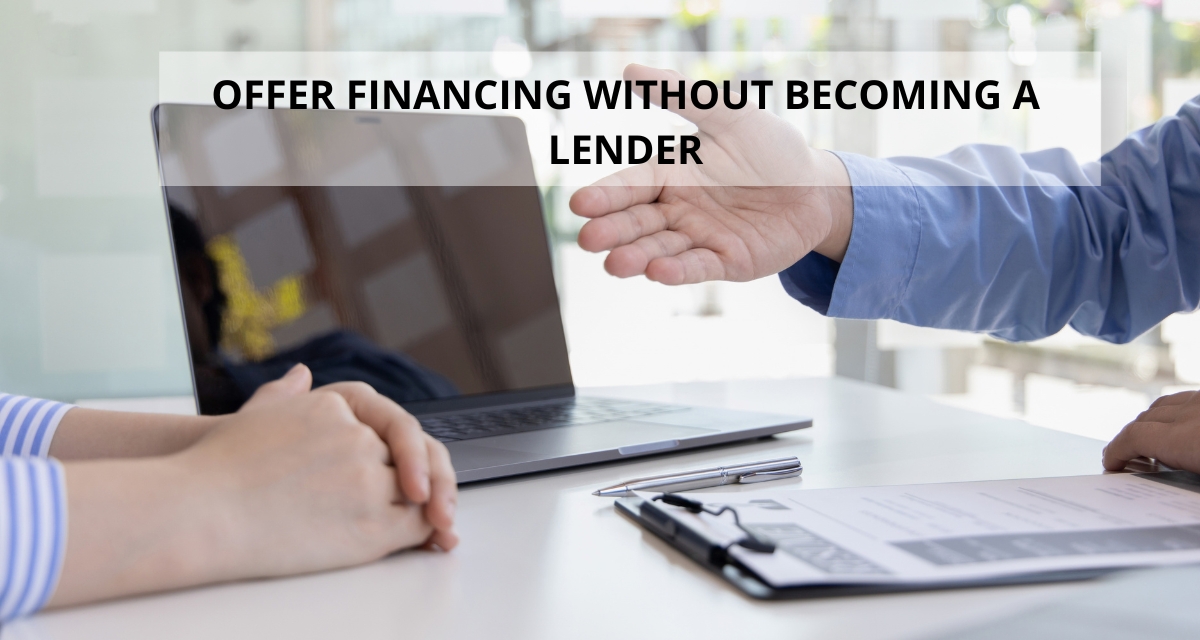 offer financing to customers